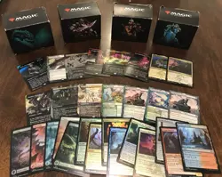 Magic the Gathering Tarkir Dragonstorm 4 Commander Deck Opened MTG w/ Collector - Image 1