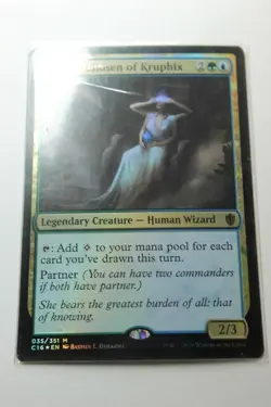 MTG Kydele Chosen of Kruphix x1-Foil -Commander 2016-Lightly Played - Image 1