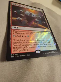 BRAND NEW MtG: Rootbound Crag (Surge Foil) Commander: TMNT Surge Foil - Image 2