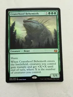 MTG FOIL Craterhoof Behemoth Modern Masters 2017 Magic the Gathering - Image 1