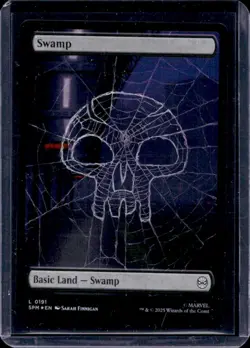 2025 Magic The Gathering Spider-Man Swamp Basic Land #0191 - Image 1