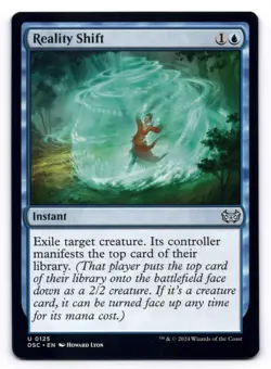 Reality Shift NM Commander: Duskmourn: House of Horror 0125 MTG Regular - Image 1