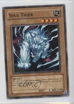 Soul Tiger Unlimited YuGiOh Invasion of Chaos #IOC-003 2004 - Image 1