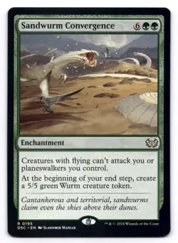 Sandwurm Convergence NM Commander: Duskmourn: House of Horror 0195 MTG Regular - Image 1