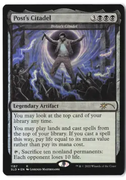 Post's Citadel - Bolas's Citadel (Post Malone) 1187 SLD MTG NM Foil - Image 1
