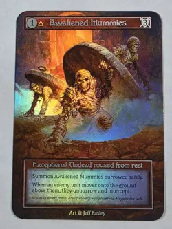 Awakened Mummies - Exceptional - Sorcery - Alpha - Foil - Contested Realm - Image 1