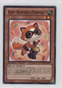 Baby Raccoon Ponpoko 1st Ed. YuGiOh Shadow Specters #SHSP-EN014 - Image 1