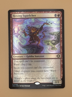 Lorwyn Eclipsed Hexing Squelcher ECL 145 Foil R Near Mint MTG - Image 1