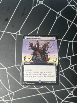 Bloodline Bidding (Extended Art non-foil) Lorwyn Eclipsed Regular - Image 1