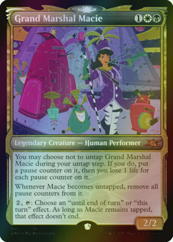MTG Grand Marshal Macie Showcase Foil ** Unfinity ** English (NM) - Image 1