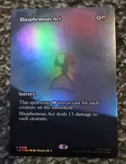Blasphemous Act (Borderless) #26 MTG Avatar: The Last Airbender - FOIL - Image 1
