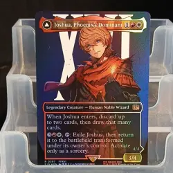 Magic: The Gathering Joshua, Phoenix's Dominant Borderless Foil Red White Rare … - Image 1
