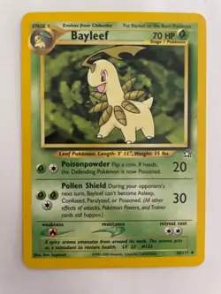 Pokemon TCG Bayleef Neo Genesis 29 Regular Unlimited Uncommon Near Mint - Image 1