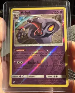 Arbok 27/68 Hidden Fates 2019 Reverse Holo Foil Rare Pokemon TCG Card - Image 1
