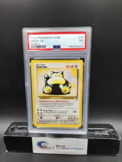 2000 POKEMON GAME SNORLAX #30 BASE SET 2 NON-HOLO PSA 7 - Image 1