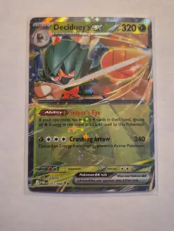 Decidueye ex 12/88 ME03: Perfect Order Pokemon TCG Double Rare NM - Image 1