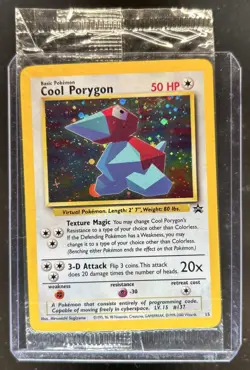 1999 Pokemon Wizards Black Star Promos Cool Porygon #15 - Image 1