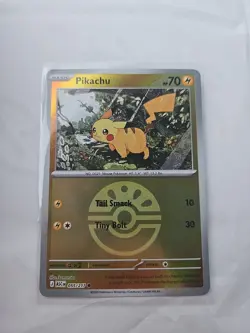 Pokemon Pikachu #055/217 English Ascended Heroes Friend Ball Reverse Holo - Image 1