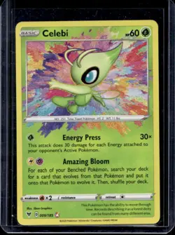 2020 Pokemon SWSH Vivid Voltage Celebi #009/185 - Image 1