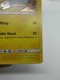 2017 Pokemon TCG Sun & Moon Black Star Promo SM98 Pikachu Cosmos Holo Card - Image 3