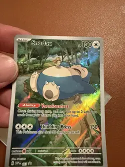 Pokemon Pokemon TCG Snorlax 051 Sv: Scarlet & Violet Black Star Promo Holo Card - Image 1