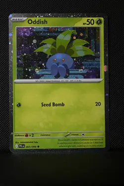 Oddish 001/094 COSMOS HOLO Phantasmal Flames Pokemon NM - Image 1