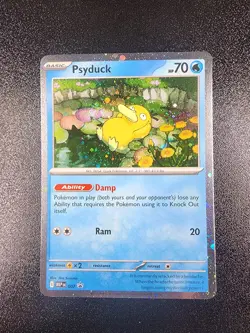 Psyduck 007 Pokemon ME01: Mega Evolution Black Star Promo Cosmos Holo Mint/NM - Image 1