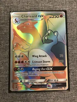 Charizard GX - 150/147 - Pokemon Burning Shadows Sun & Moon Secret Rare Card VLP - Image 1