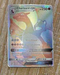 Charizard GX - 150/147 - Pokemon Burning Shadows Sun & Moon Secret Rare Card VLP - Image 2