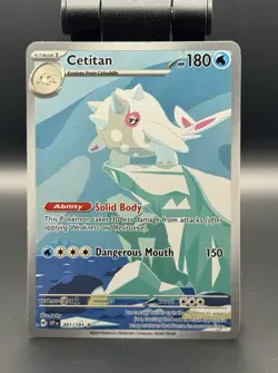 Cetitan 201/191 Illustration Rare Surging Sparks Pokemon TCG NM/LP+ - Image 1