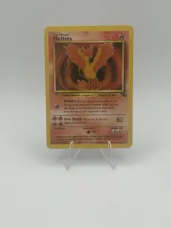 Moltres Pokemon TCG Trading Card Rare, 27/62 Fossil Holo LP - Image 1