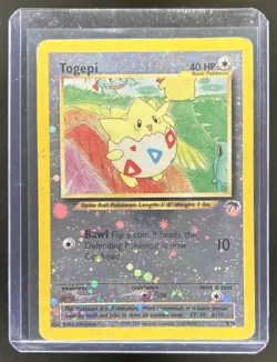 2001 Pokemon Southern Islands Togepi Holo #4/18 - Image 1
