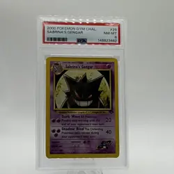 Pokemon TCG Sabrina's Gengar Gym Challenge 29/132 Rare PSA 8 Unlimited 90 HP - Image 2