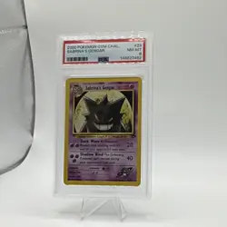 Pokemon TCG Sabrina's Gengar Gym Challenge 29/132 Rare PSA 8 Unlimited 90 HP - Image 4
