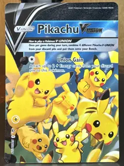 Pokemon Pokemon TCG Pikachu V-Union SWSH139 SWSH Sword & Shield Promo Holo Card - Image 1