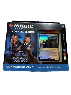 MTG Universes Beyond: Doctor Who Timey Wimey Commander Deck New Sealed - Image 1