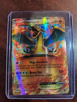 2014 POKEMON CARD CHARIZARD EX BLACK STAR HOLO BASIC XY17 - Rare Card - Image 1
