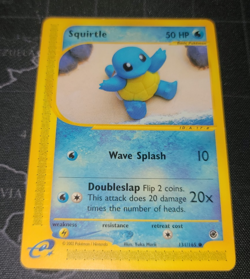Pokemon TCG Squirtle 131/165 Expedition Common Regular e-Reader - Image 5