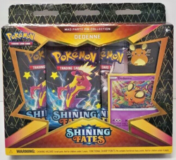 Pokemon Shining Fates Dedenne Mad Party Pin Collection Booster Packs Sealed 820650808685 - Image 1