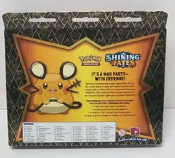 Pokemon Shining Fates Dedenne Mad Party Pin Collection Booster Packs Sealed 820650808685 - Image 2