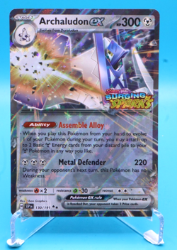 Pokemon - Archaludon EX 130/191 S&V Surging Sparks Stamped Double Rare NM - Image 1