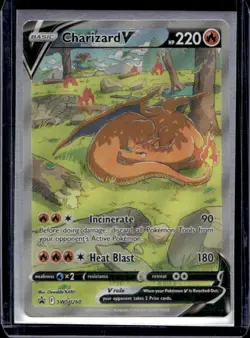 2022 Pokemon SWSH Black Star Promos Charizard V Full Art #SWSH260 - Image 1