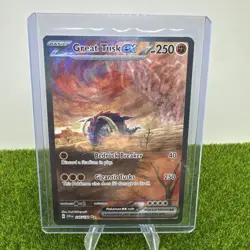 Pokemon TCG Scarlet & Violet Great Tusk ex 246/198 Special Illustration Rare NM - Image 1