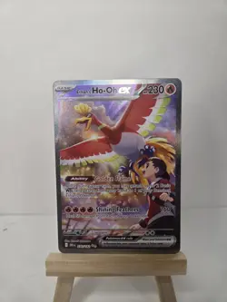 Pokemon Scarlet And Violet: Destined Rivals Ethan's Ho-Oh EX 230/182 SIR - Image 1