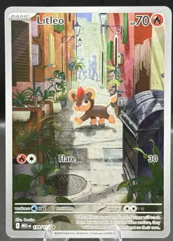 Litleo 139/132 - Mega Evolution - NM Illustration Rare - Pokemon TCG - Image 1