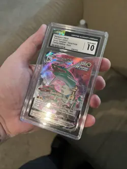 Pokemon Rayquaza VMAX TG20/TG30 Silver Tempest Character Rare CGC 10 English - Image 2
