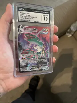 Pokemon Rayquaza VMAX TG20/TG30 Silver Tempest Character Rare CGC 10 English - Image 3