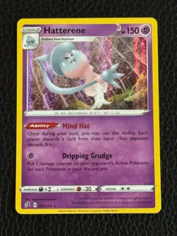 Pokemon Rebel Clash Hatterene Rare Holo 085/192 - Image 1
