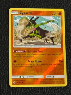 Zygarde Uncommon Reverse Holo SM - Forbidden Light 71/131 Pokemon TCG - Image 1