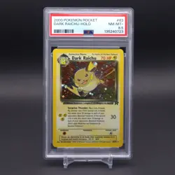 Pokemon | Dark Raichu 83/82 - VINTAGE SECRET RARE! - Team Rocket Holo (PSA 8.5) - Image 1